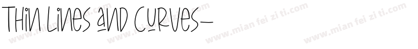 Thin Lines and Curves字体转换